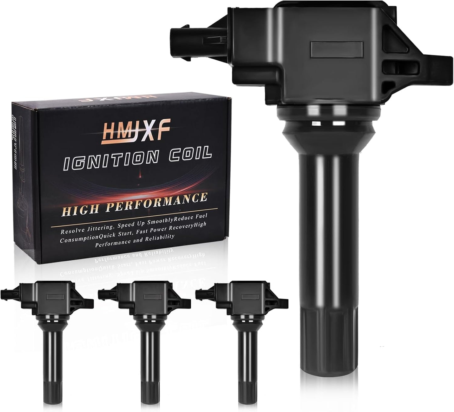 6PCS Ignition Coil packs UF807 0221504038 68223569AB/AC/AD COMPATIBLE WITH CHRYSLER PACIFICA VOYAGER DODGE DURANGO JEEP GLADIATOR GRAND CHEROKEE WRANGLER RAM 1500 3.5 V6