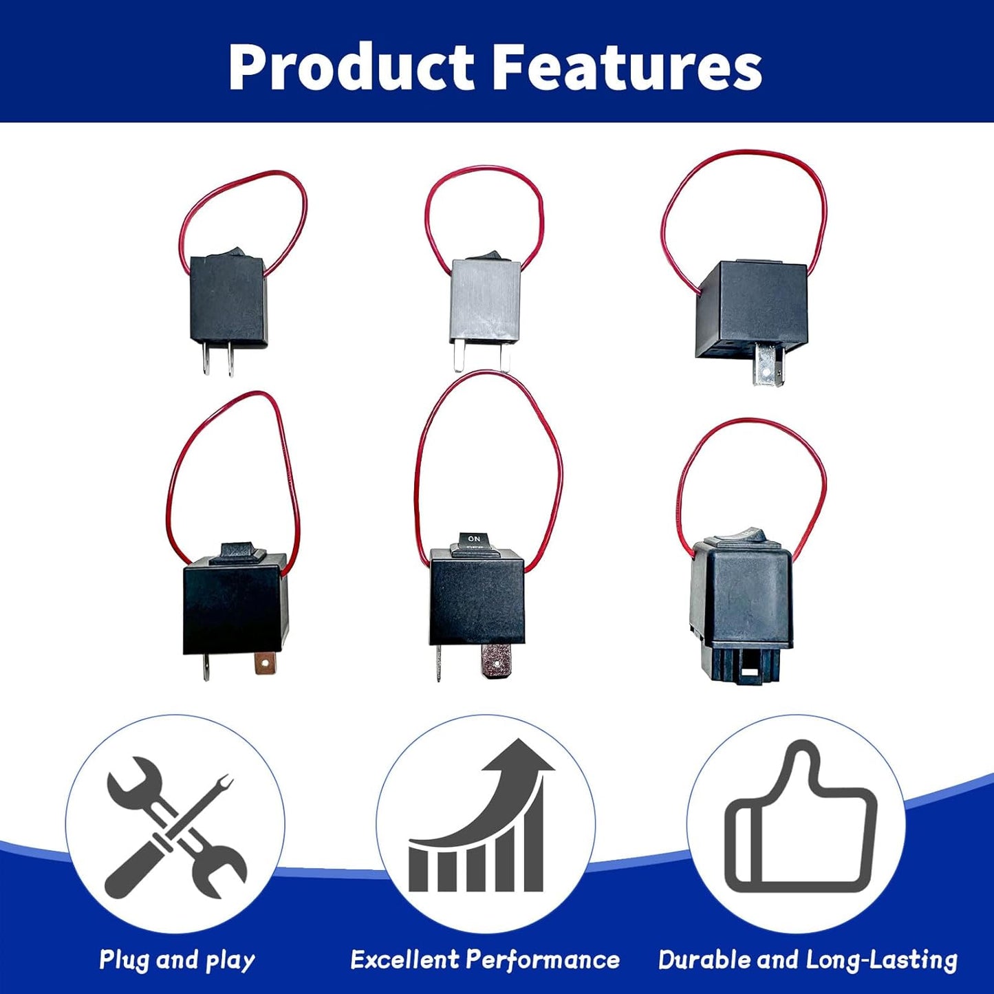 9038A Pack of 24 Relay Bypass Switch Kit and Diagnostic Scan Switch Kit with Amp Loop