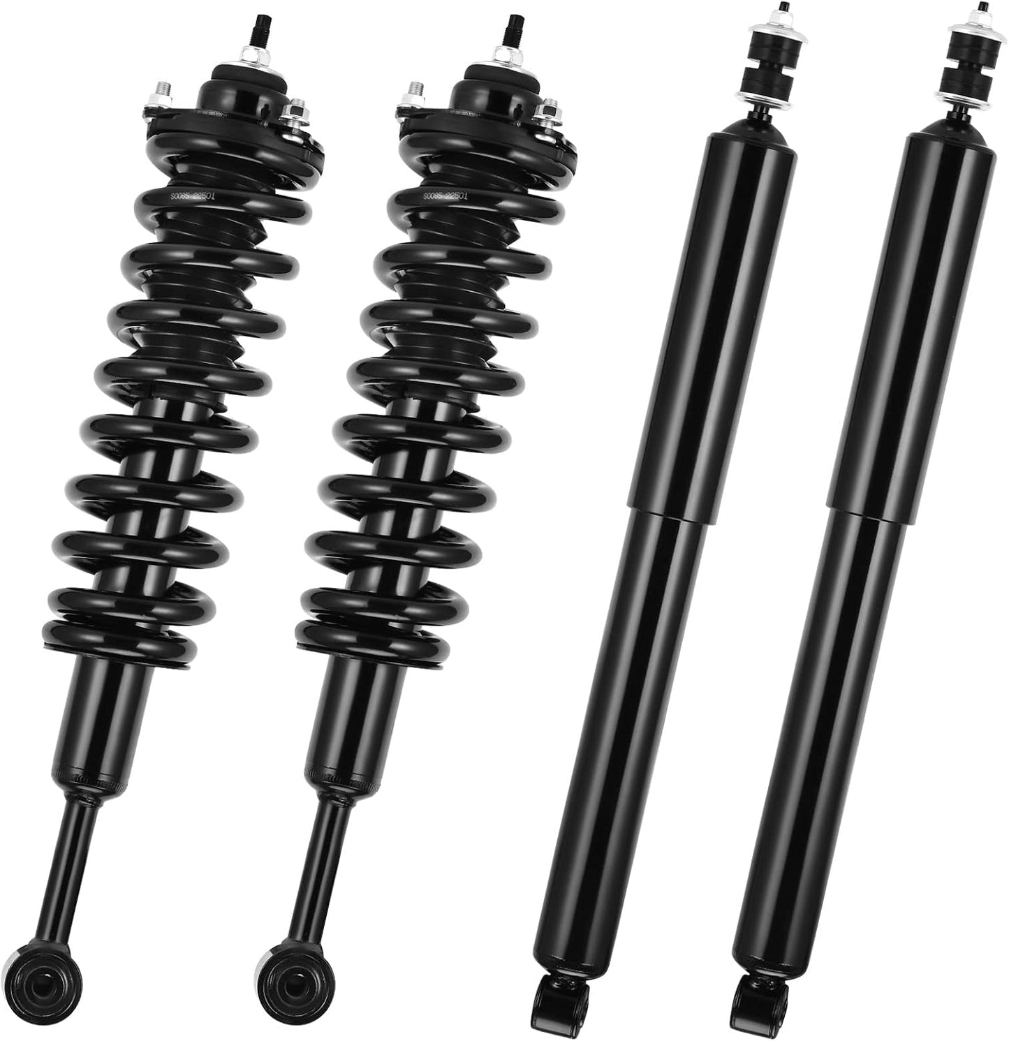 YITAMOTOR Front Complete strut Quick Struts Rear Shocks Assembly Compatible with 2014-2019 Sentra