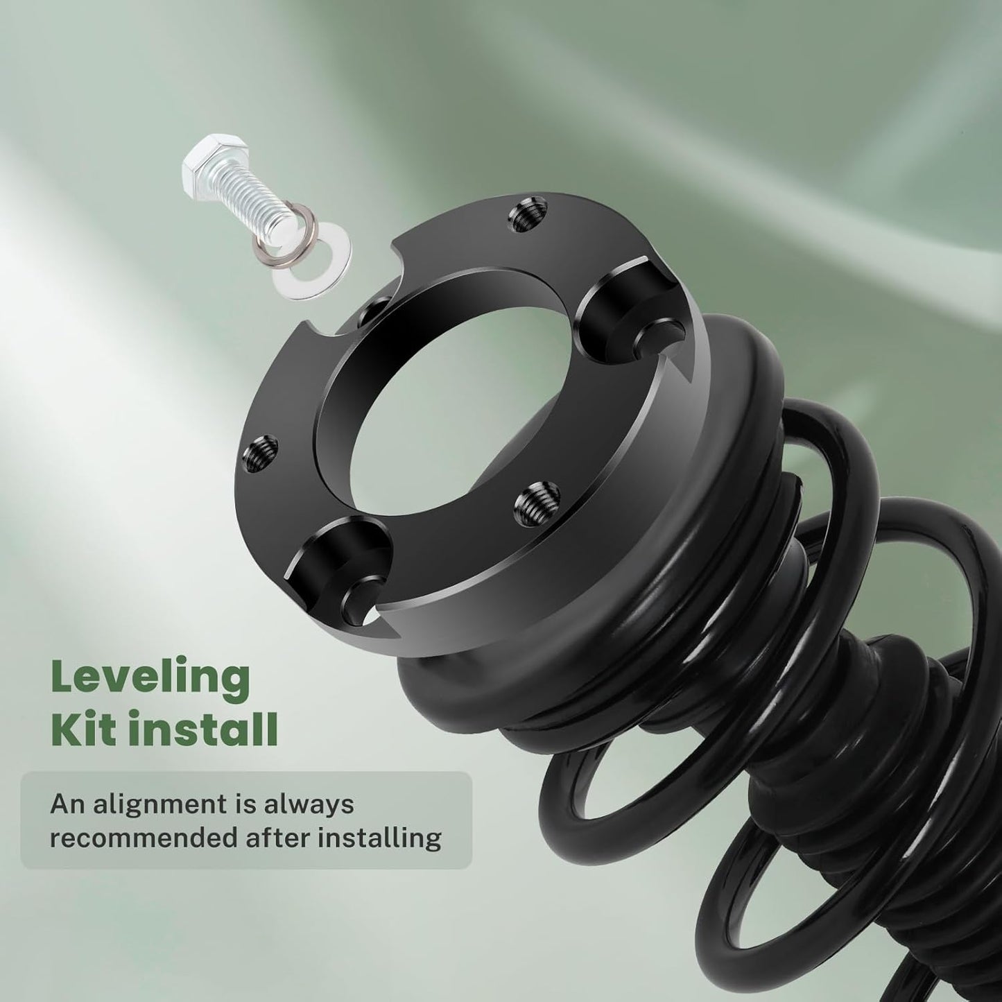 SCITOO 2 inch Front,Front Struts Shock Absorber kit Leveling Lift Kit fit for 02-09 for Chevrolet Trailblazer | 02-09 for GMC Envoy Forged Strut Spacers