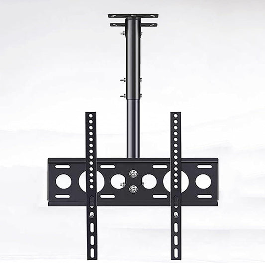 TV Stand TV, Ceiling TV Mount, Hanging TV Bracket with 41.3inch of Height Adjustment, Fits 26-60inch Low Profile, Fit Flat Ceiling TV Mount