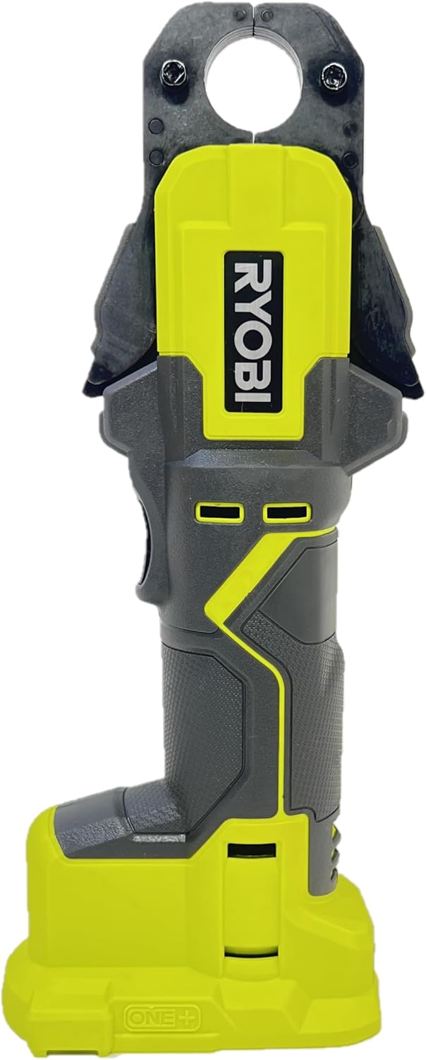 RYOBI ONE+ 18V Cordless PEX Crimp Ring Press Tool P661 with Compact Battery and Charger Starter Kit (Renewed)