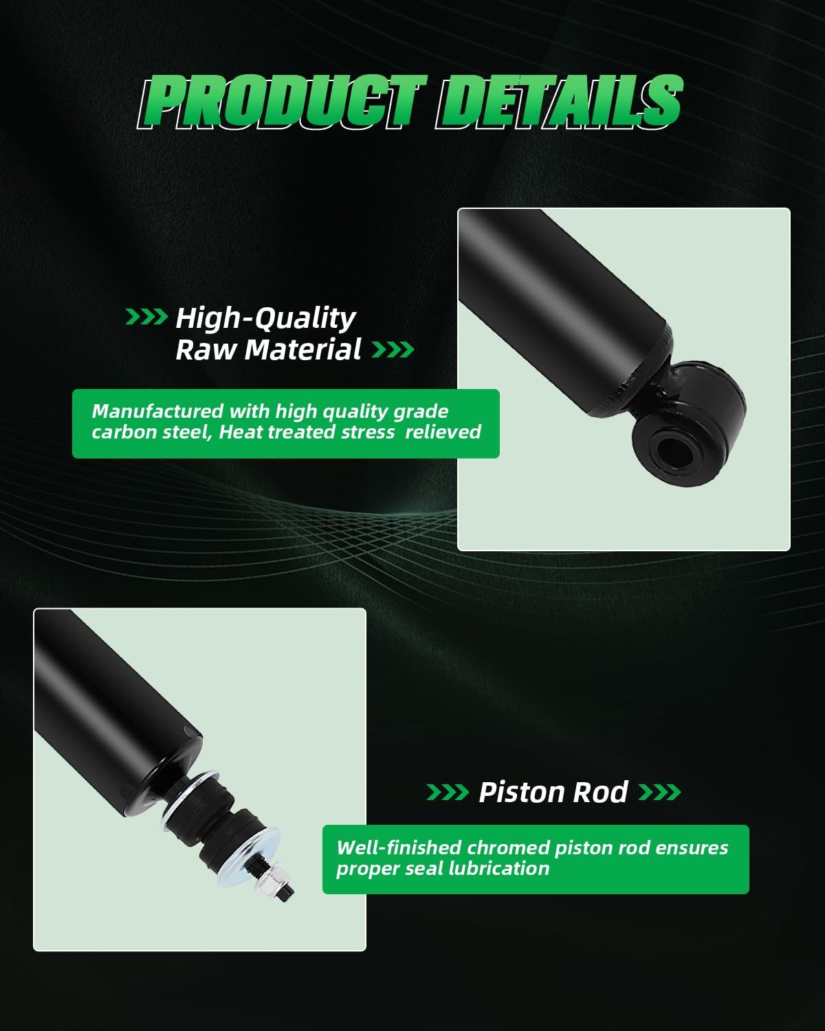 SCITOO Shocks Struts,Front Rear Shock Absorbers Strut Kits Compatible with 1990 1991 1992 1993 1994 1995 1996 Ford F-150 344049 37095 344079 37039 Auto Shocks Struts