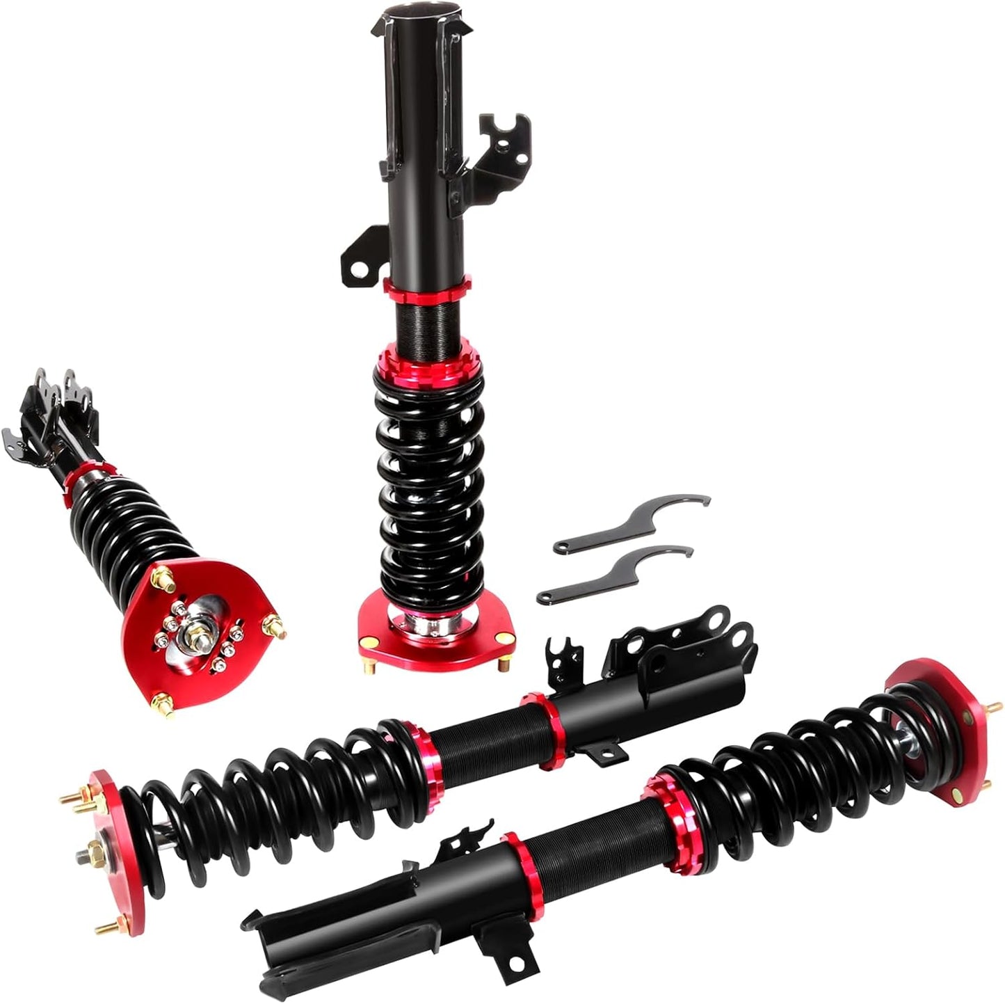 Coilover Suspensions Shock Struts Kits Assembly SCITOO Full Set Coil Shocks Struts Kits fit for 2007-2011 for Toyota Camry