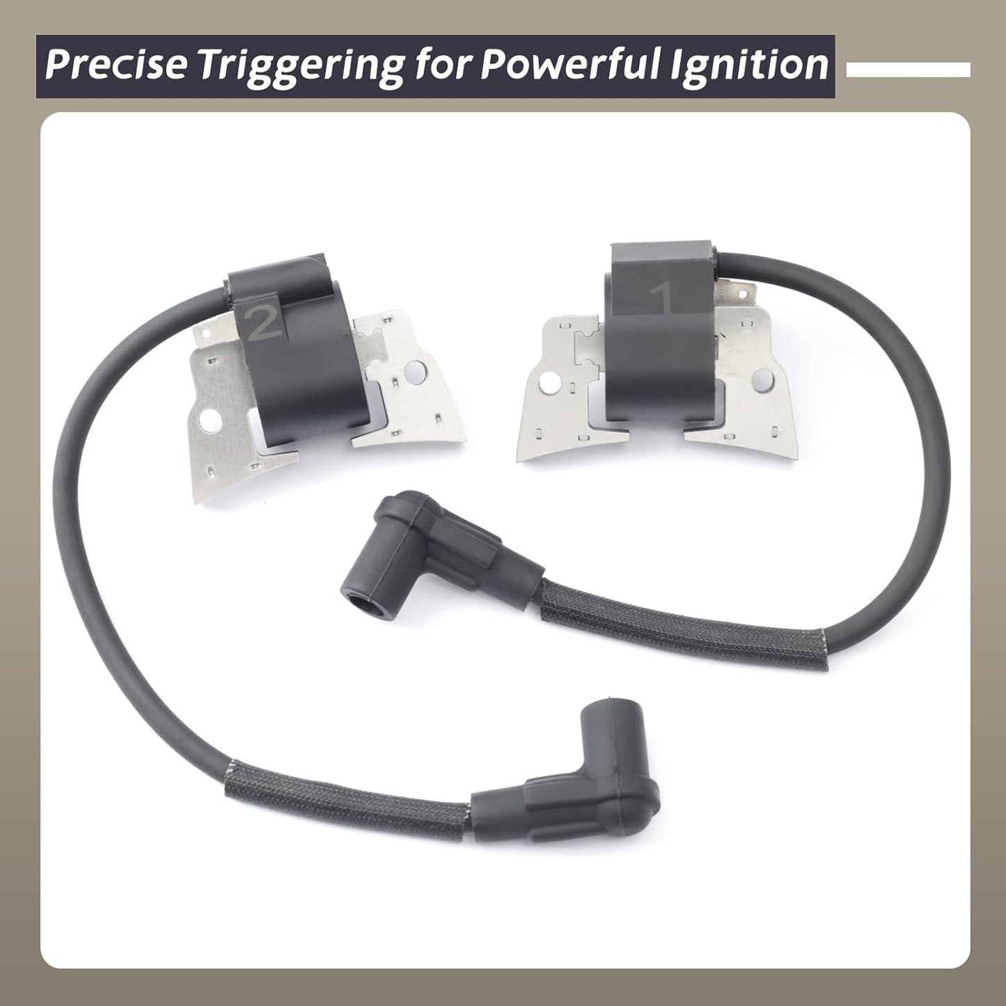 21121-2105 21121-2106 Left and Right Ignition Coil Replacement for Kawasaki Engine FD731V 4-Stroke Engine for John Deere X540 Trigger Coil MIU11219, 2Pcs Digital Ignition Module Coils Magneto