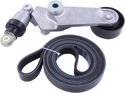 ApplianPar Serpentine Drive Belt Tensioner Pulley Assembly Component Kit for Toyota Celica 2003-2005, Corolla 2003-2008, Matrix 2003-2008 1.8L