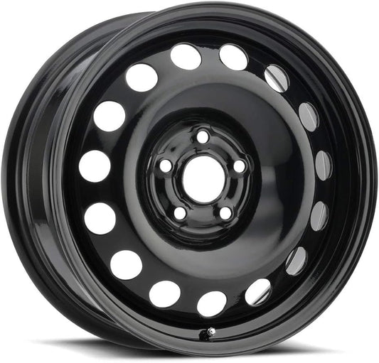 VISION 17" Inch 5x114.3 Steel Wheel Rim Snow Wheel SW60 17x6.5 +39mm Black