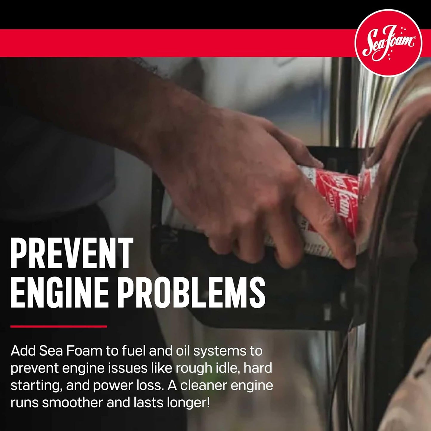 Sea Foam Motor Treatment Fuel & Oil Additive, SF16, 16 oz, Pack of 6