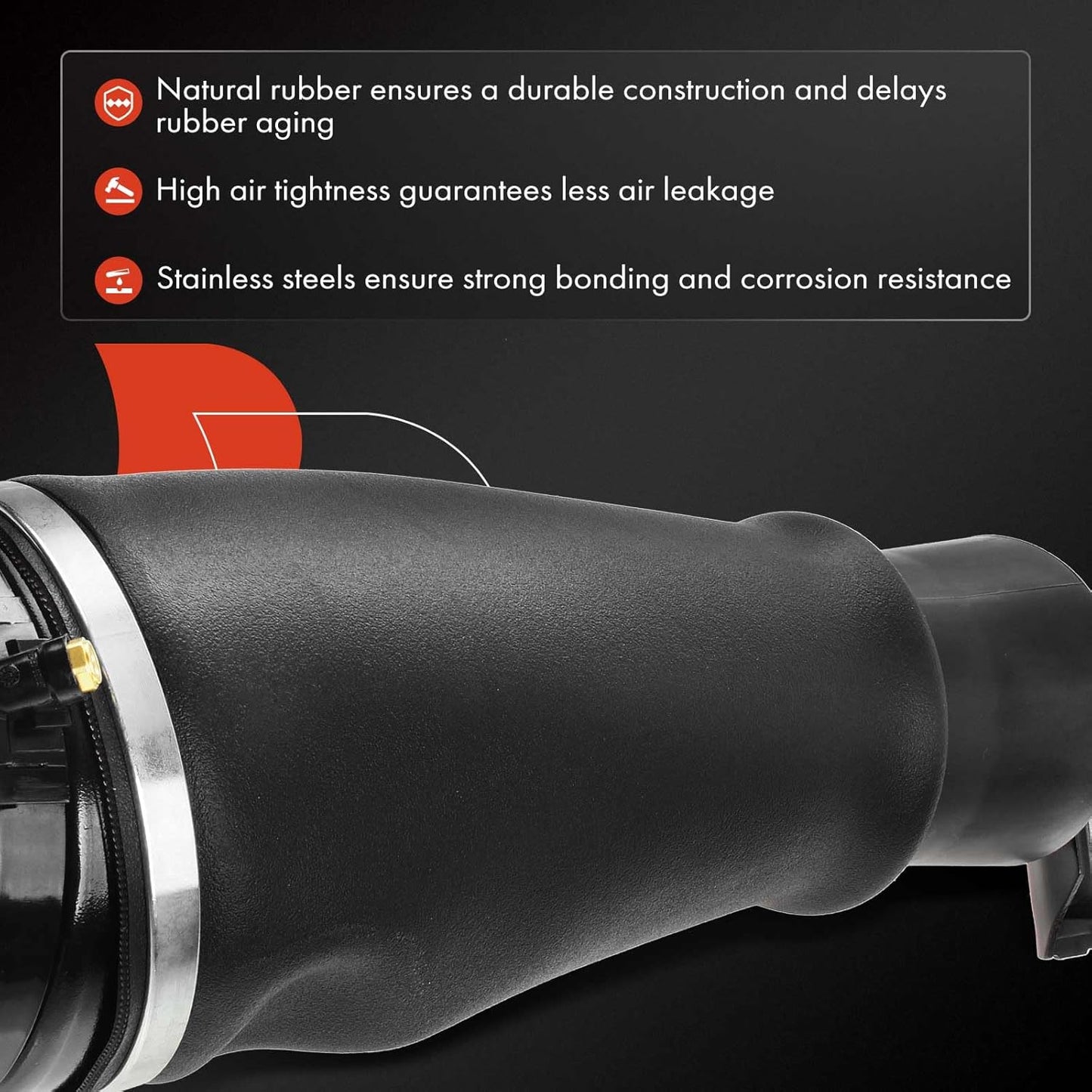 A-Premium Front Left Air Suspension Strut Assembly Compatible with Land Rover Range Rover 2003-2012, Driver Side