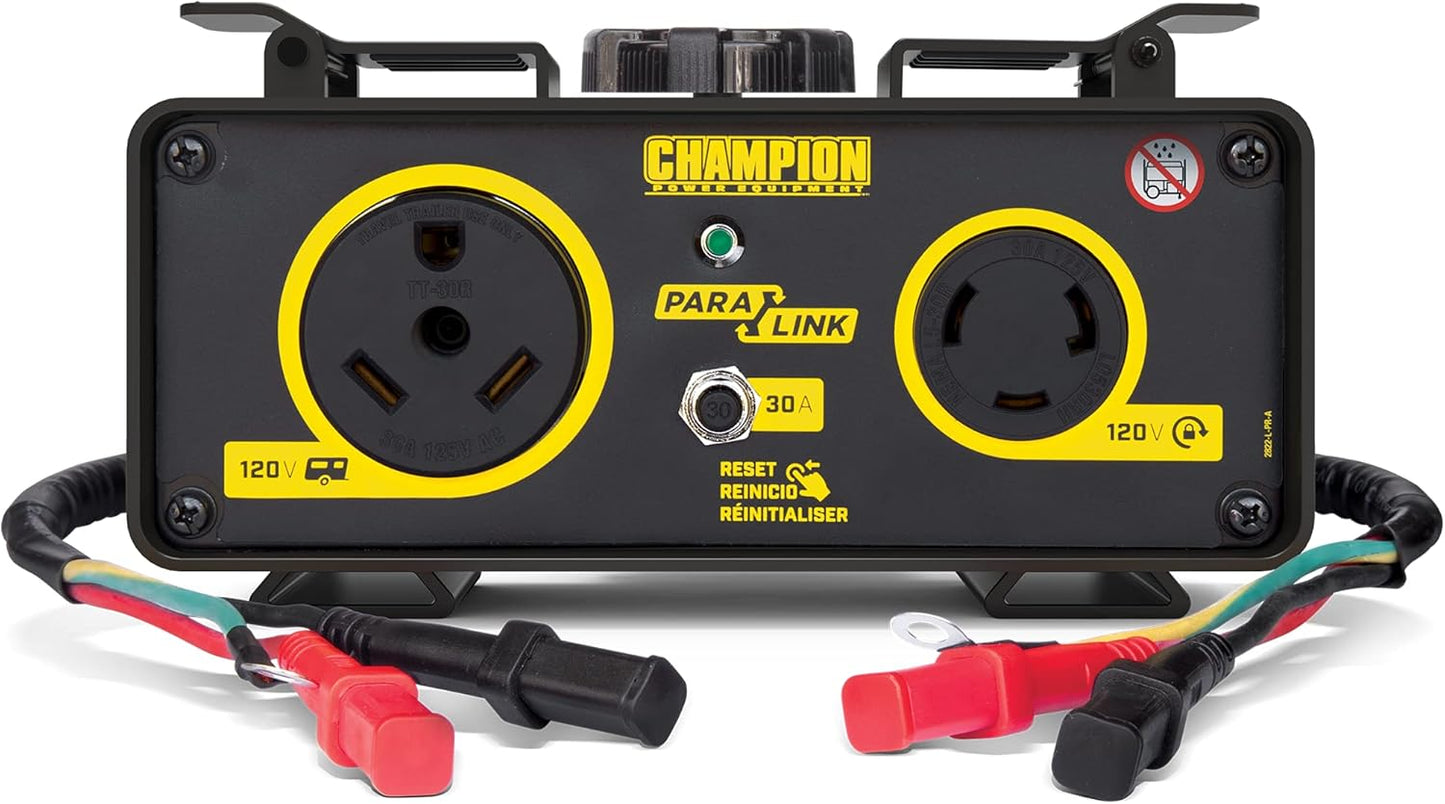 Champion Power Equipment 50-Amp ParaLINK Parallel Kit for Linking Two 2500-Watt or Higher Inverter Generators, RV Ready