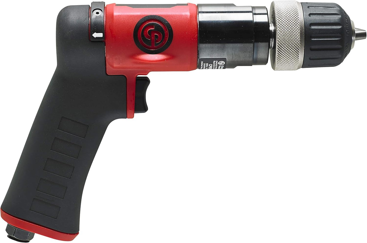 Chicago Pneumatic CP9287C - Air Power Drill, 3/8 Inch (10 mm), Keyless Chuck, Pistol Handle, 0.62 HP / 460 W, Stall Torque 4.1 ft. lbf / 5.5 NM, 3000 RPM, Hand Drill, Power Tools & Home Improvement