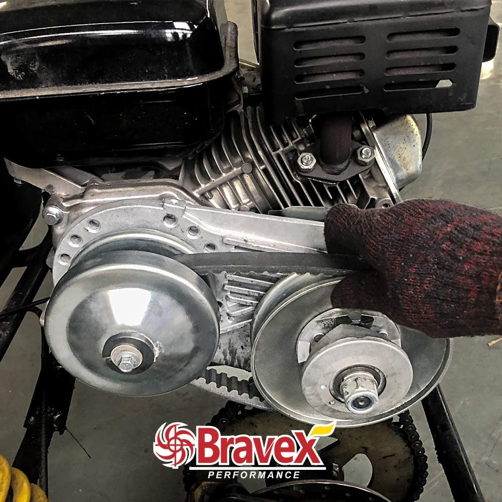 Complete Torque Converter for Predator 212 Go Kart Clutch Kit Set 3/4inch 10T #40/41 and 12T #35 Chain Replacement for 218353A Manco Comet TAV2