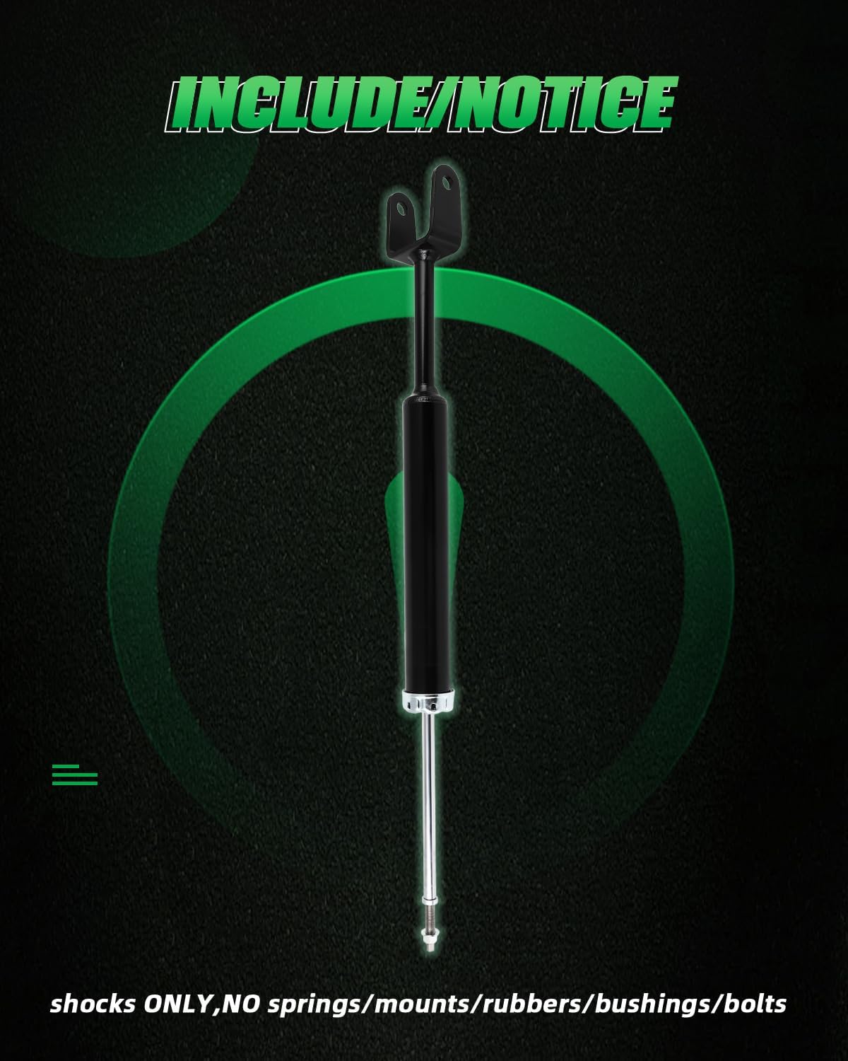 SCITOO - Rear Shock Absorbers for Honda Fits 2016 2017 2018 2019 2020 2021 2022 for Honda Civic Shocks 5545 Shocks Struts - 2Pc Set