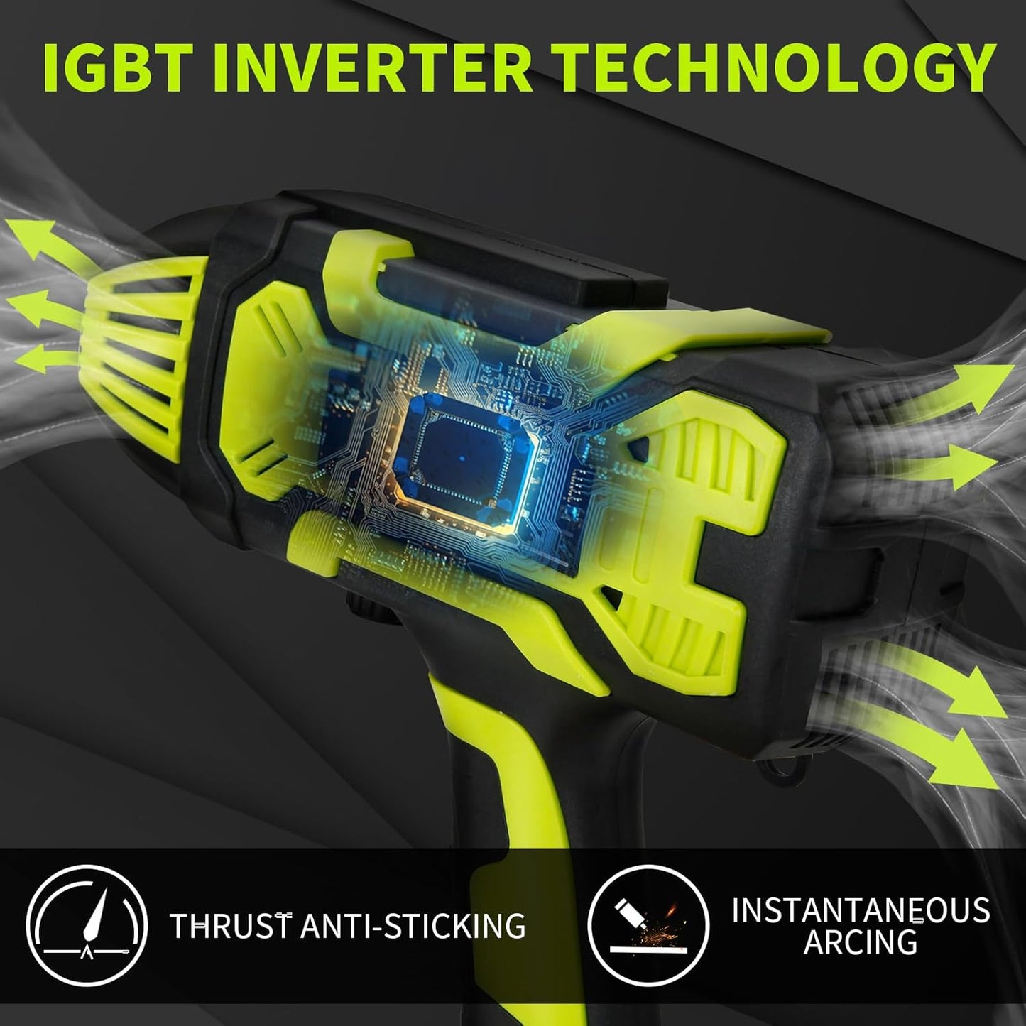 RYOJEGK Portable Welding Machine,110V Handheld Variable Current Adjustment MMA ARC Welder Machine With Display &amp; IGBT Inverter, Soldadoras Portátiles Para for 3\/32&#39;&#39;-1\/8&#39;&#39; Welding Rod