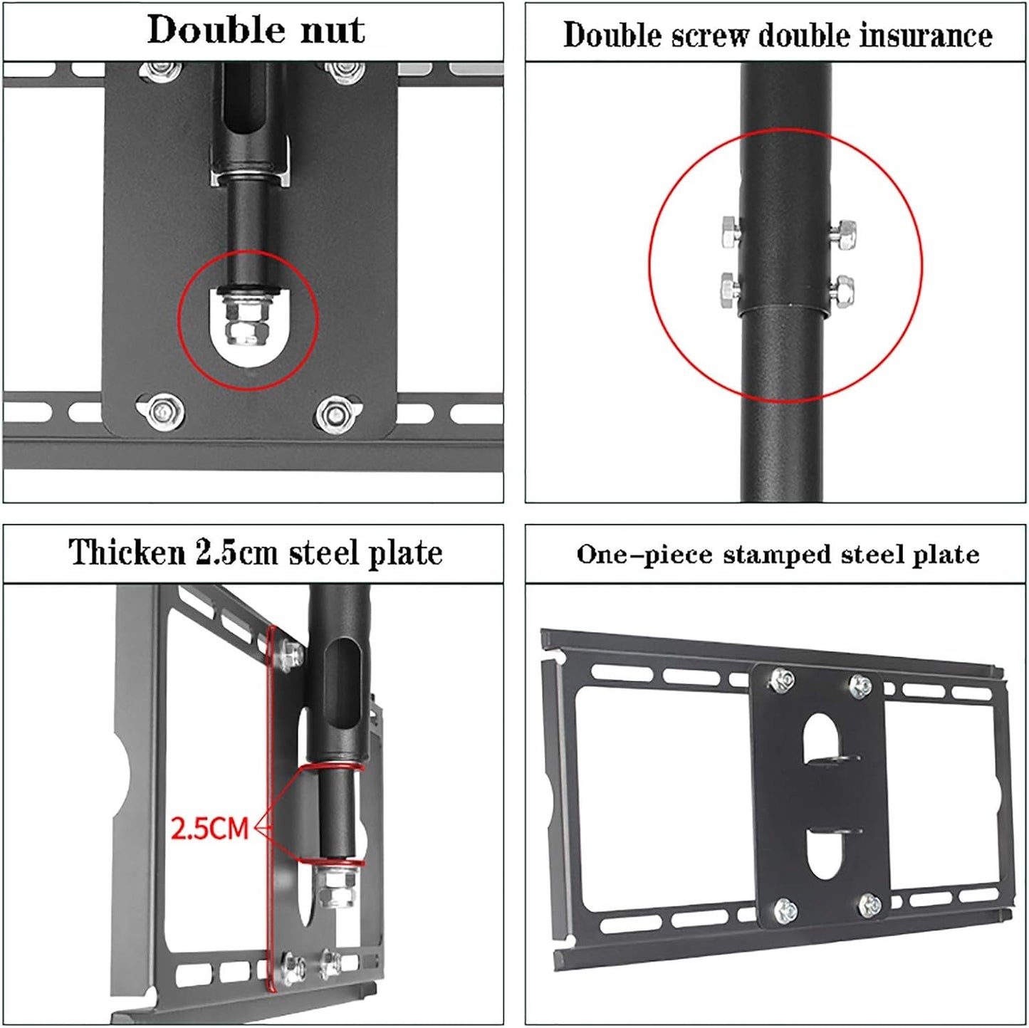 TV Wall Mount Bracket Ceiling Mount for 32" 55" TVs Universal Compatibility Easy in Tion Sturdy Design Maximize Space Perfect for Home Theater