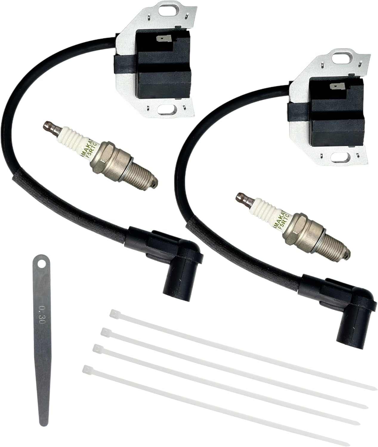 YAMAKATO 21171-0743 Ignition Coil for Kawasaki John Deere X300 Toro Zero Turn with FR651V FR691V FX751V FX801V FX850V FR600V Lαwnmower Engiηes, Armature Magneto 21171-0711 21171-0738 21171-7041