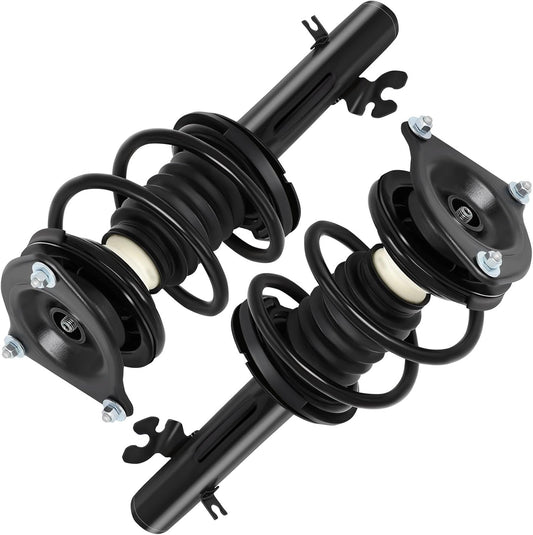 cciyu Front Complete Struts shock and Struts Fits for 2002 2003 2004 2005 2006 for for Mini Cooper 172266 172265 Quick Struts Assembly -2PCS