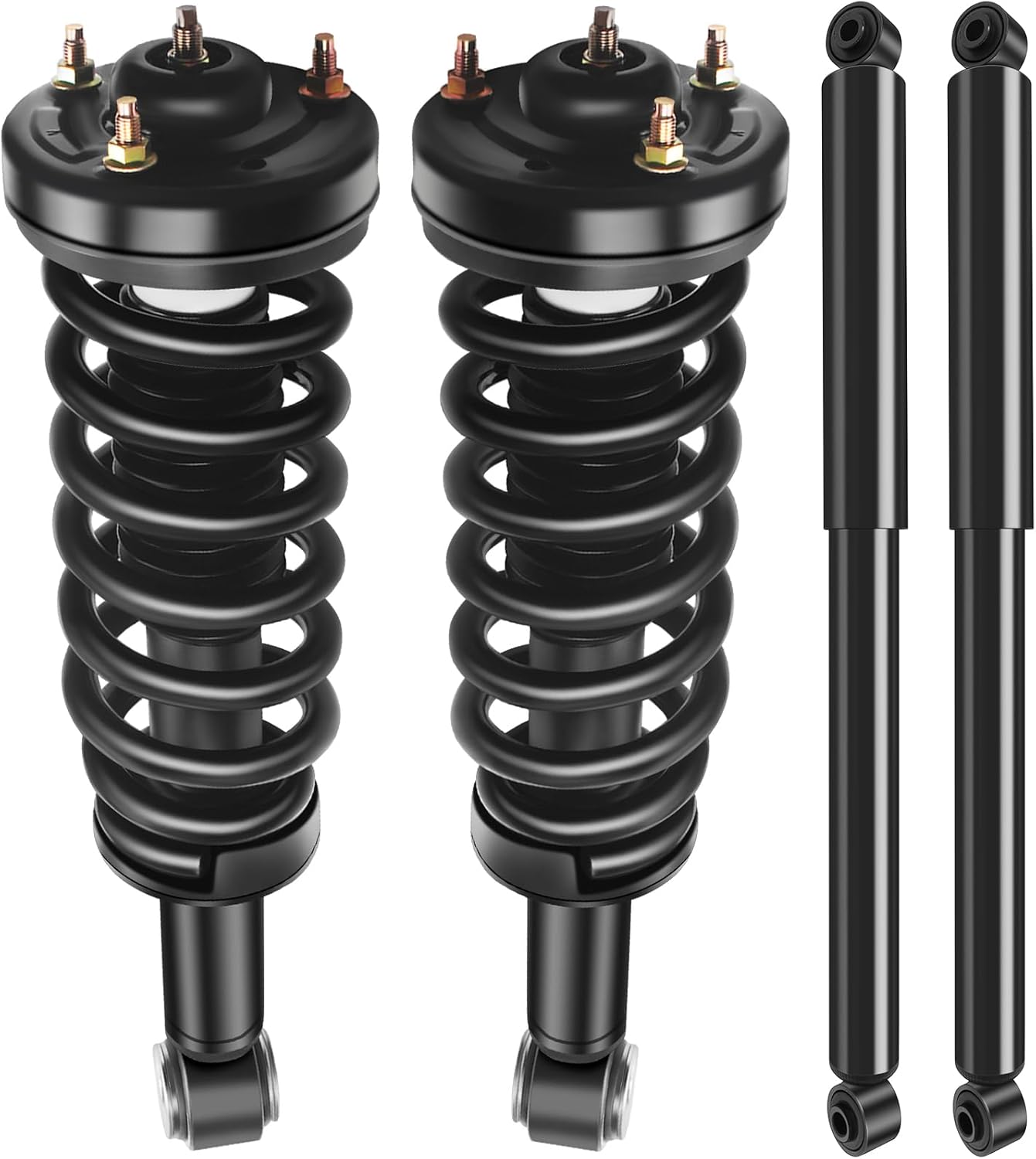 SCITOO Front and Rear Complete Struts Assembly Shock Absorber for Ford for F-150 2009-2012 Automotive Replacement Struts 171140 911262 - Set of 4