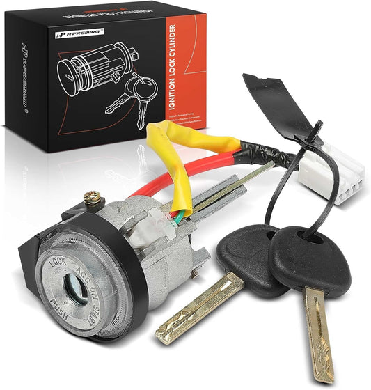 A-Premium Ignition Lock Cylinder with 2 keys Compatible with Kia Vehicles - Optima 2010