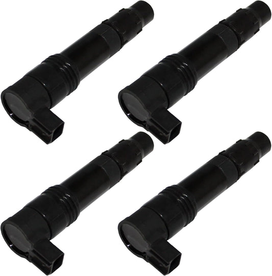 Caltric 4 Sets of Ignition Coils Compatible with Kawasaki Ninja Zx-9R Zx900 Zx-900 1998-2003