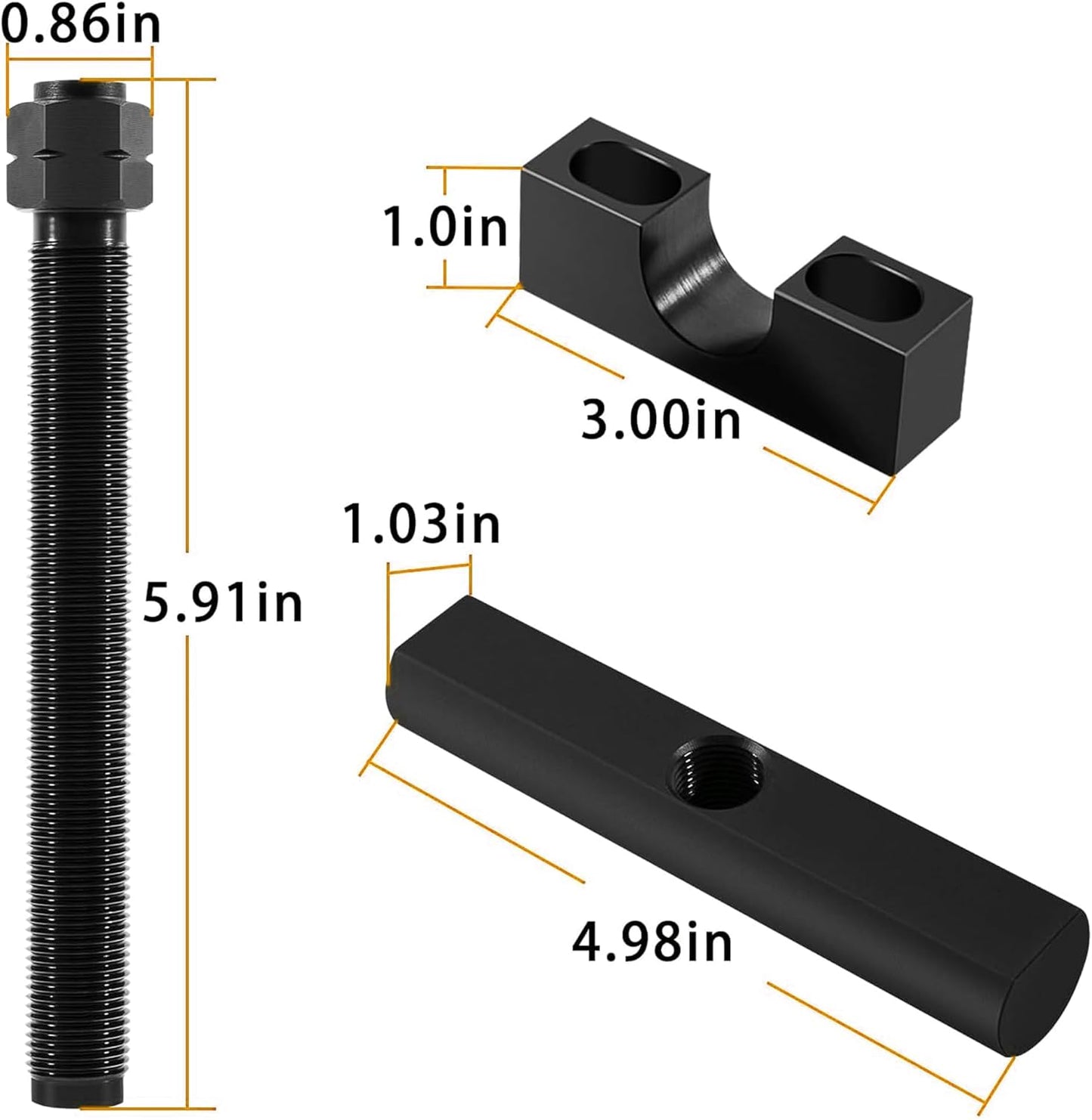 Upgrade Yoke Puller for Automotive Trucks Cars,Light Duty Yoke Vehicle Yoke Remover Tool Compatible With Ford F150 350 Chevrolet 1500 3500 Ram 1500 3500
