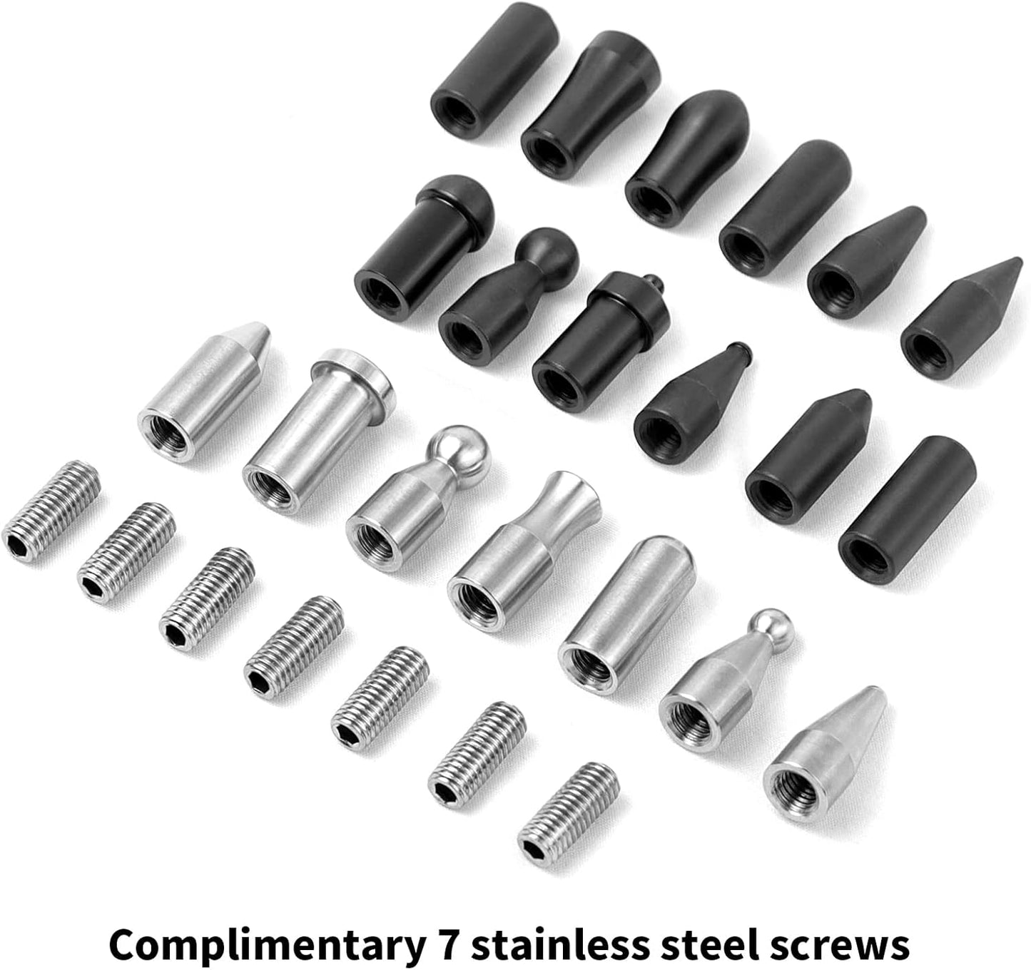 WHDZ Paintless Dent Repair Tools Car Dents Removal Rods Kit with Tips Repair Set for Auto Body Removal of Hail Dents