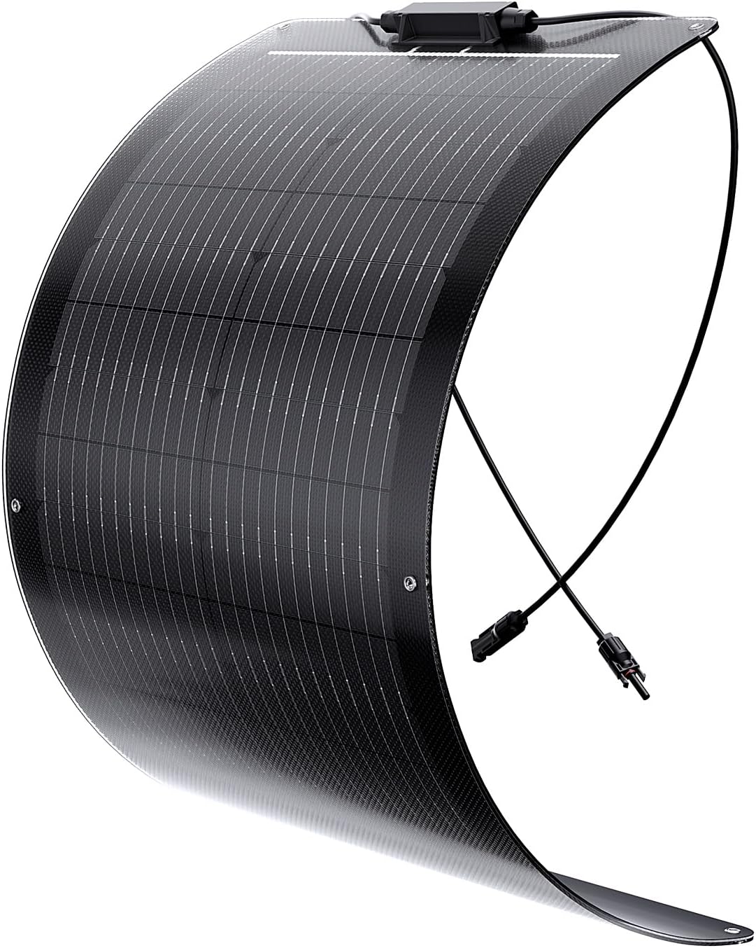 100W Flexible Solar Panel, Ultra Lightweight 100 Watt 12V RV Solar Panel Kit, Callsun IP68 Waterproof 182 PERC 23% High Efficiency Mono Solar Panels for RV Van Offgrid Living Boat (Black)