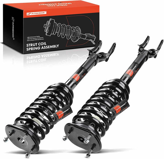 A-Premium Front Pair (2) Complete Strut & Coil Spring Assembly Compatible with Jeep Grand Cherokee 2011-2015 & Dodge Durango 2011-2013, Driver and Passenger Side