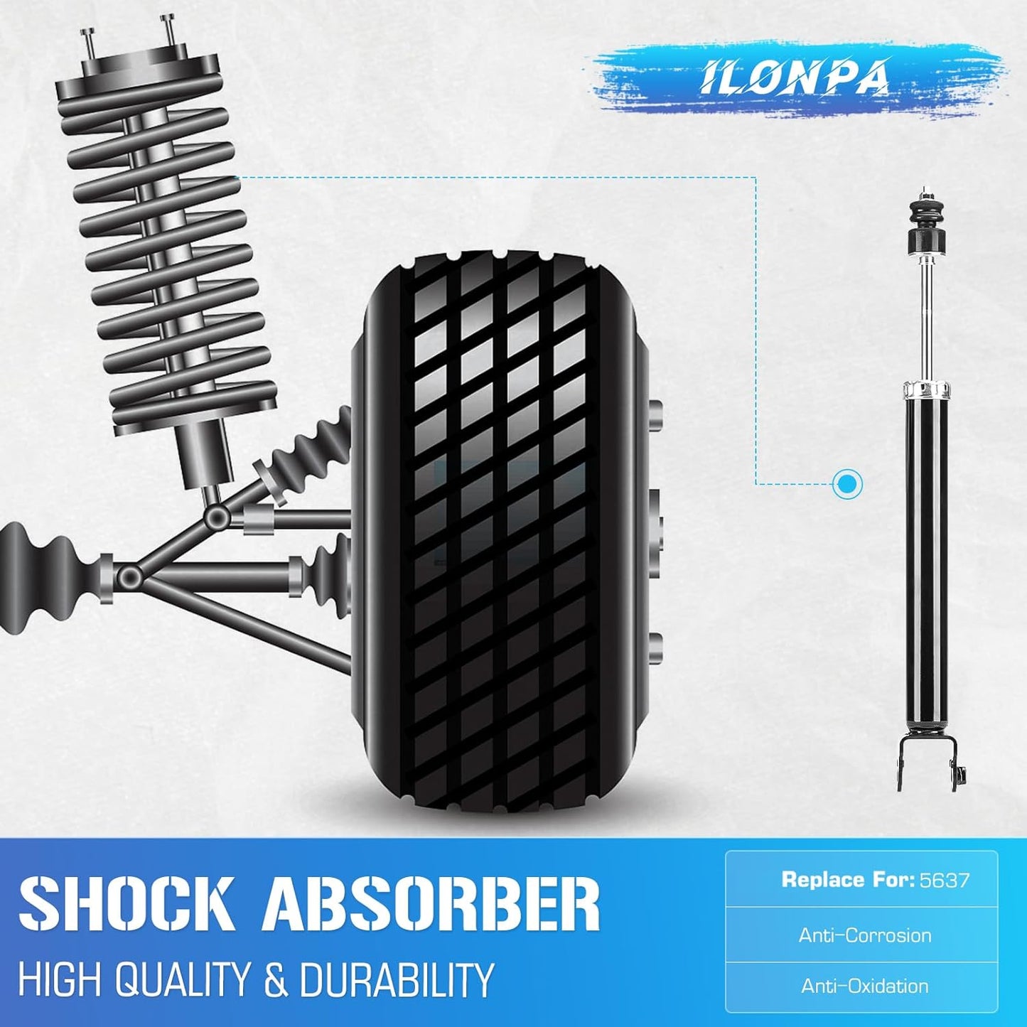 349075 5637 Rear Struts for 2007-2018 Nissan Altima (Exc. Hybrid), Shock Absorbers Assembly Suspensions 2008 2009 2010 2011 2012 2013 2014 2015 2016 2017