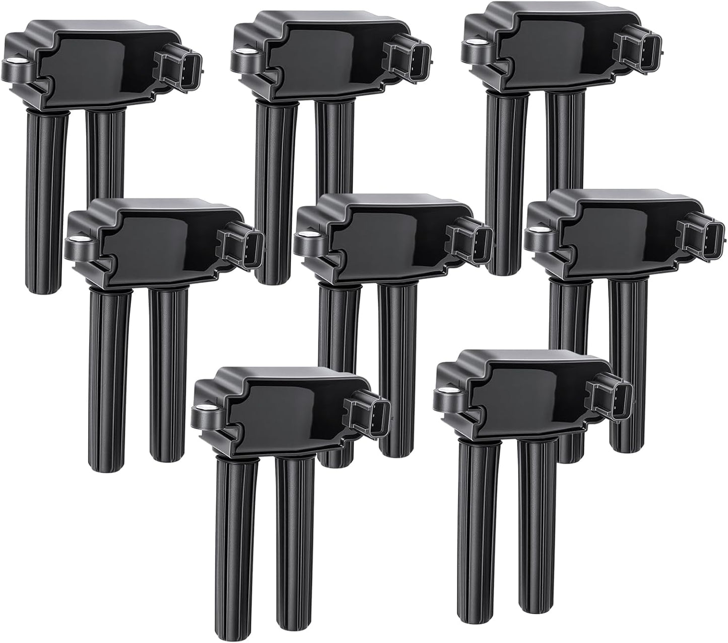 8PCS Ignition Coil Pack Compatible with Ford Lincoln 4.6L 5.4L 5.8L 6.8L Expedition Explorer F-150 F-250 F-350 Super Duty Mustang Explorer Navigator 2004 2005 2006 2007 2008 2009, DG511 C1541 FD508