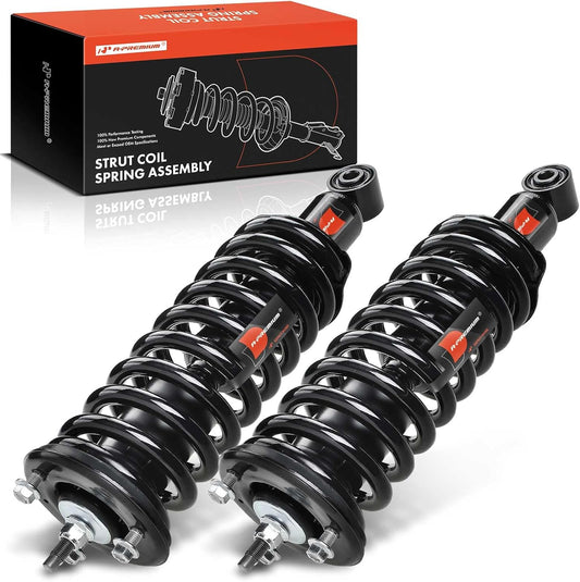 A-Premium Front Complete Strut & Coil Spring Assembly Compatible with Nissan Frontier 2005-2019 & Suzuki Equator 2009-2012, 2.5L, 2-PC Set