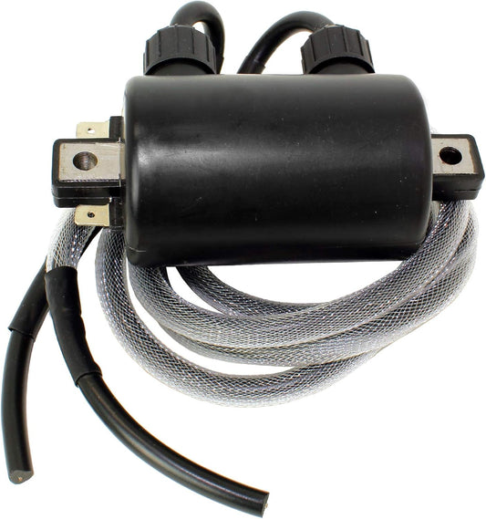 Caltric Double Line Ignition Coil Compatible with Kawasaki Vulcan 88 Vn1500-A 1987 1988 1989 1990-1999