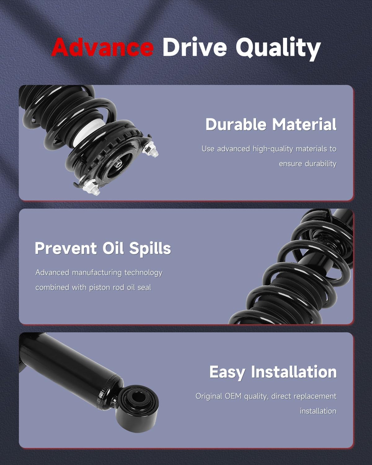 cciyu Rear Complete Struts shock and Struts Fits for Subaru Outback 2005 2006 2007 2008 2009 15920 172567 Quick Struts Assembly -2PCS