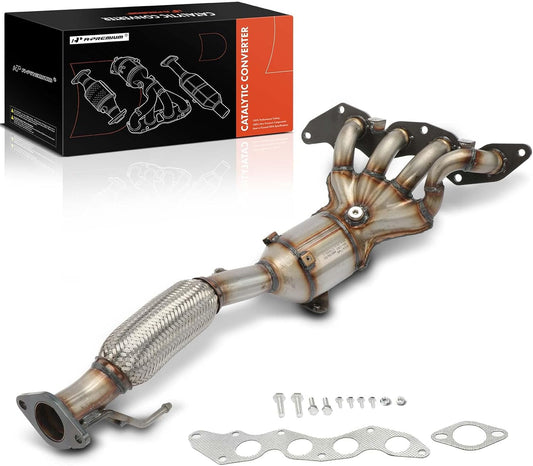 A-Premium Exhaust Manifold Catalytic Converter Kit Direct-Fit Compatible with Ford Transit Connect 2014 2015 2016 2017 2018 2.5L, EPA Compliant