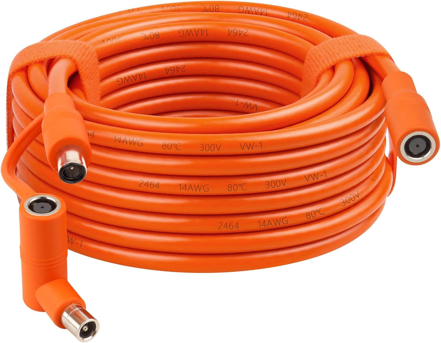 14AWG DC 8mm Extension Cable for Solar Panel 50FT,DC7909 Solar Panel Cable Female to Male with DC8020 Male Adapter Compatible with Aker,GZ Yeti,BLUETT,Jackery Portable Power Station - 50 Foot
