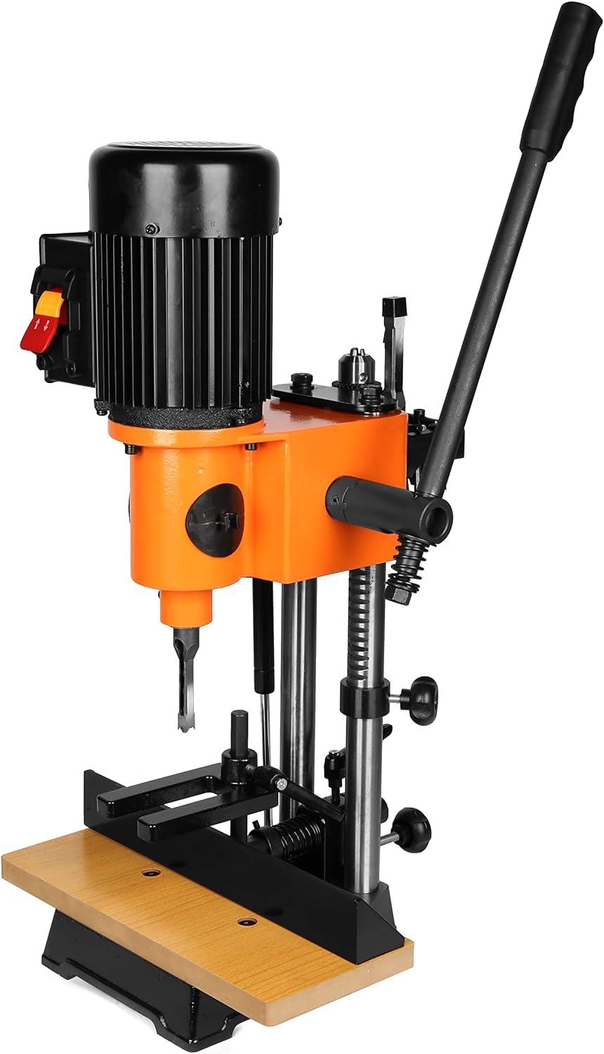 WEN Bench Mortiser, 5-Amp Cast Iron with Chisel Bit Set (43013)