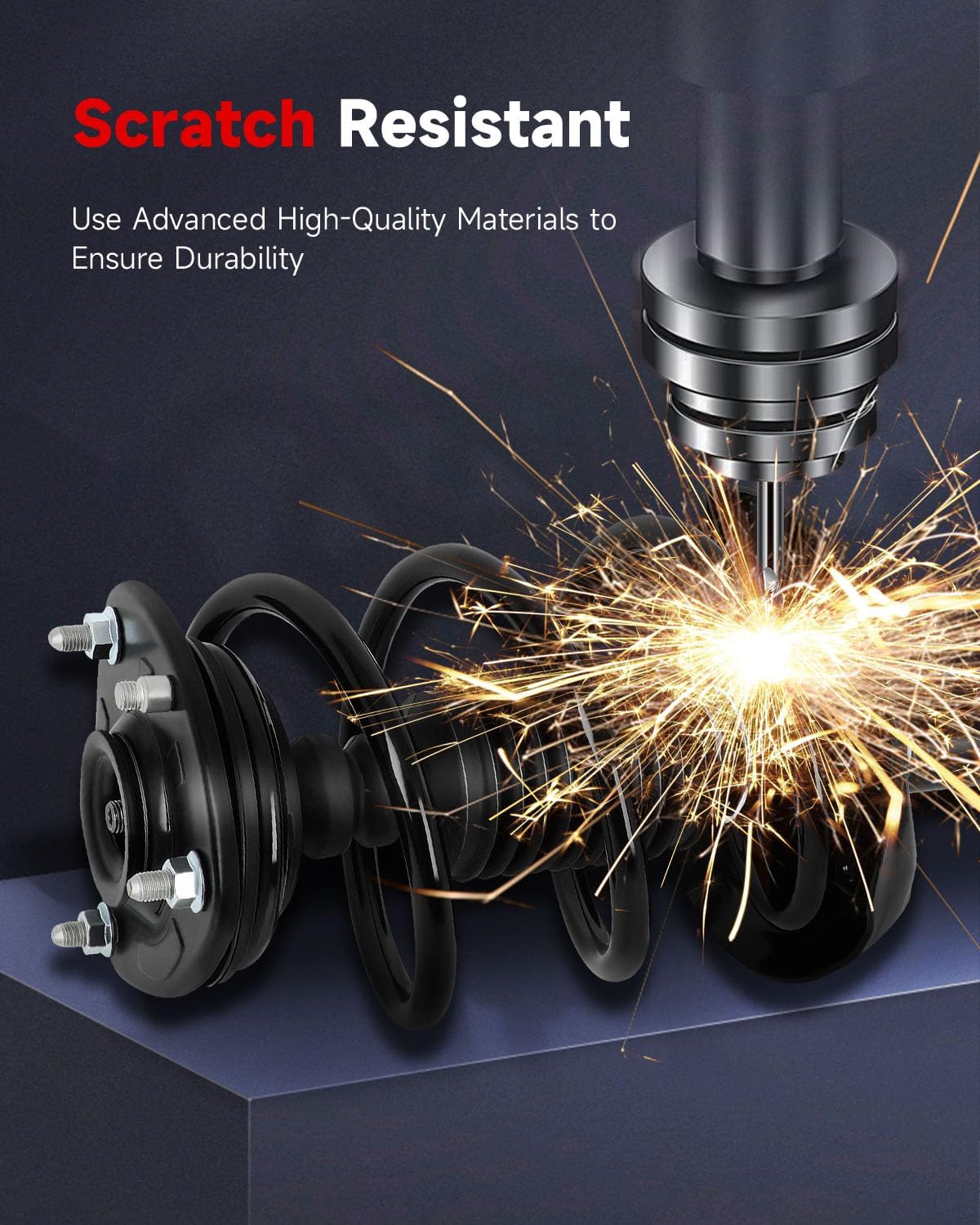 cciyu Front Complete Struts shock and Struts Fits for 2013 2014 2015 2016 2017 for Honda for Accord 272971 272970 Quick Struts Assembly -2PCS