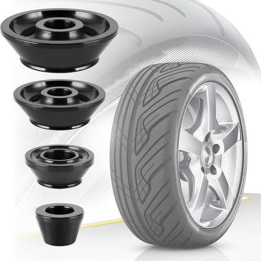 Wheel Balancer Cone 36mm Universal Wheel Balancer Adapter Cone Set 4pcs Tire Balancing Machine Cones Set Cone Size 1.77-5.39 Inches