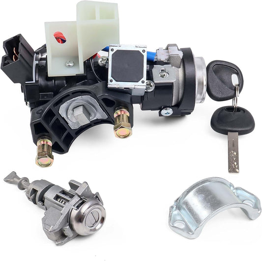 81905-2T040 Ignition Lock Switch Assembly with Door Lock Cylinder & Keys Fit for Kia Optima 2011-2015, Ignition Lock Cylinder with Housing Replace# 81970-2TA00, 81900-2TD00