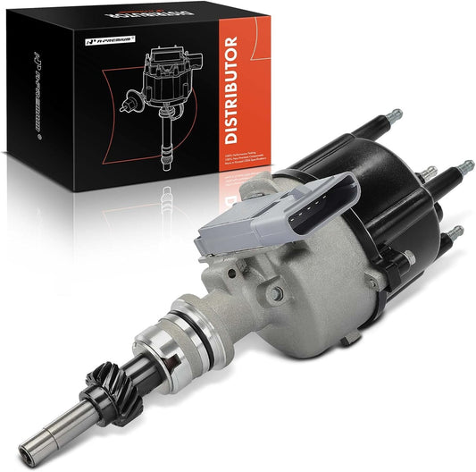 A-Premium Ignition Distributor with Cap and Rotor Compatible with Ford Taurus 1986-1991 2.5L, Tempo 1984-1991 2.3L & Mercury Sable 1986 2.5L, Topaz 1984-1991 2.3L