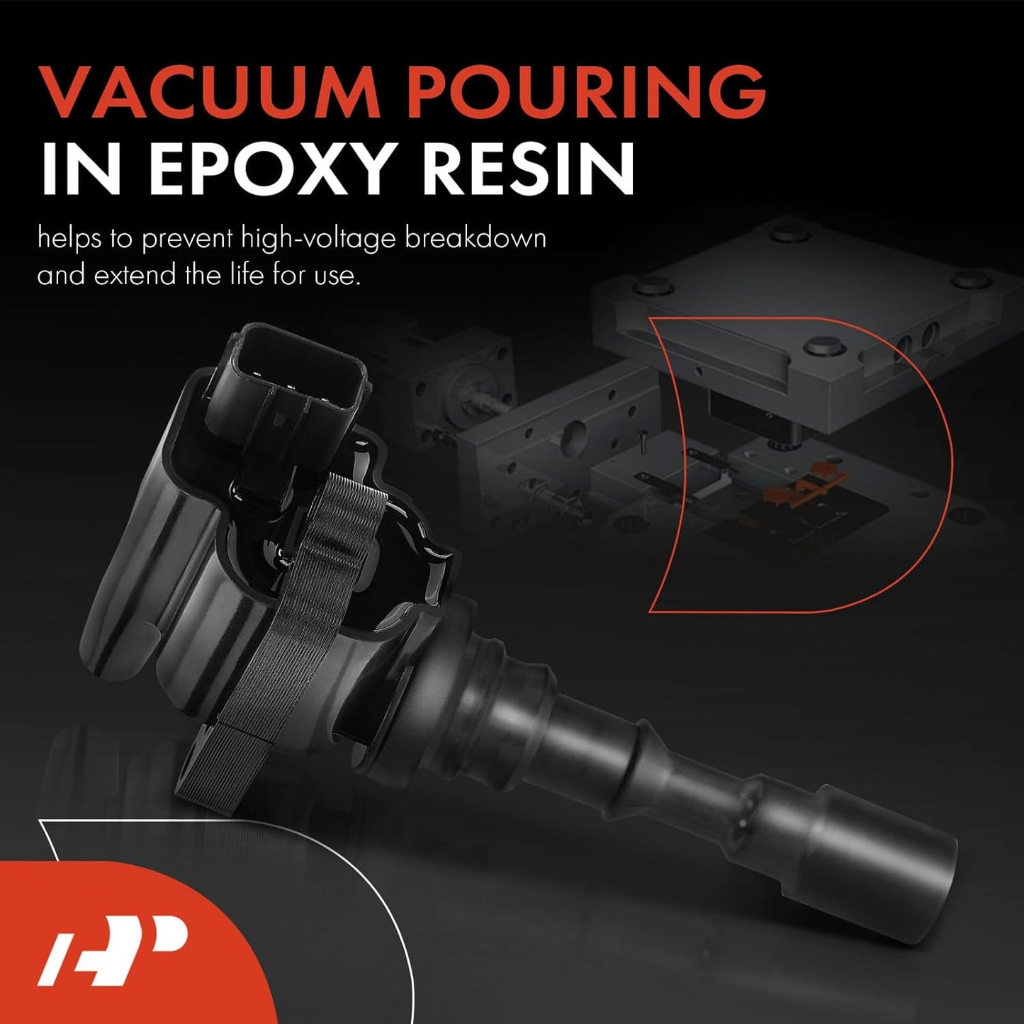 A-Premium Set of 3 Ignition Coil Pack Compatible with Kia Sedona 2002-2005 Hyundai XG300 2001 XG350 2002 V6 3.0L 3.5L