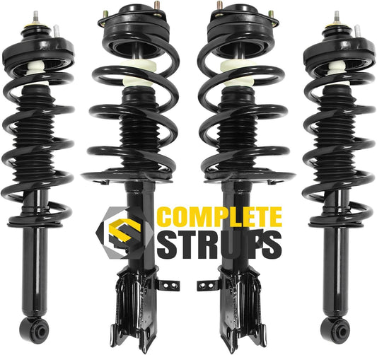 COMPLETESTRUTS - Front & Rear Complete Strut Assemblies with Coil Springs Replacement for 2011-2019 Dodge Journey - Set of 4