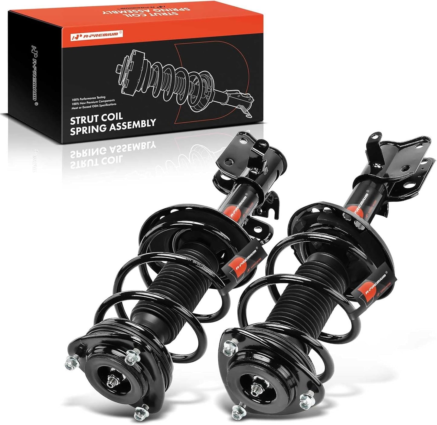 A-Premium Front Complete Strut & Coil Spring Assembly Compatible with Subaru Impreza 2017 2018 2019, 2-PC Set