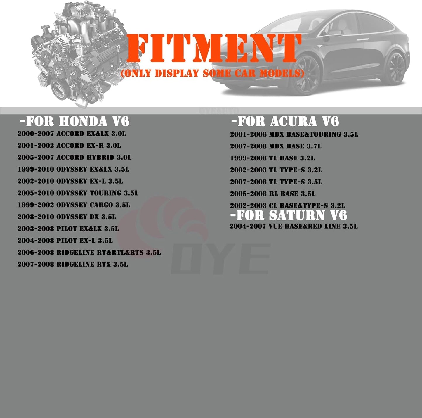 UF242 Ignition Coil Pack 30520-P8E-A01 and Iridium Spark Plugs 4503 Set of 6 Fit For Honda Accord 2000-2007 Odyssey 1999-2007 2008-2010 EX LX Pilot 2003-2008 Ridgeline 2006-2008 Acura MDX TL V6