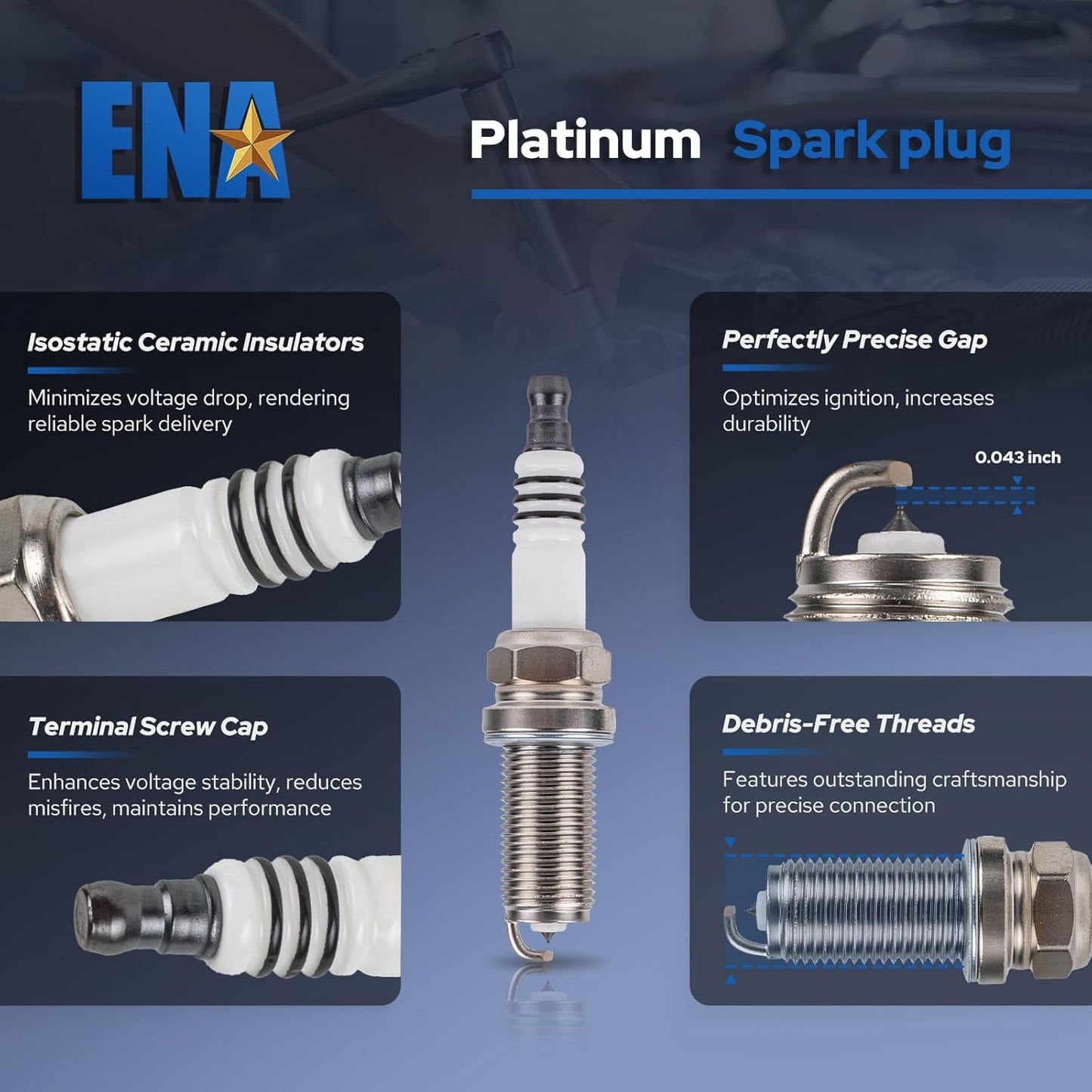 Set of 6 Ignition Coil Pack and Iridium Spark Plug 3.5 V6 Compatible with Nissan Altima Maxima Pathfinder Frontier Quest Infiniti I35 G35 FX35 QX4 2002 2003 2004 2005 2006 2007 2008 Replaces# UF349