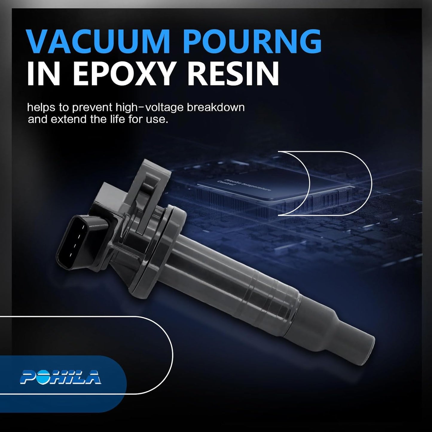 Set of 4 Ignition Coil Pack Replacement for 1.8 L4 Toyota Corolla Matrix Celica Pontiac Vibe Chevy Prizm 2000 2001 2002 2003 2004 2005 2006 2007 2008 1.8L Coils Replaces# UF247 C1249