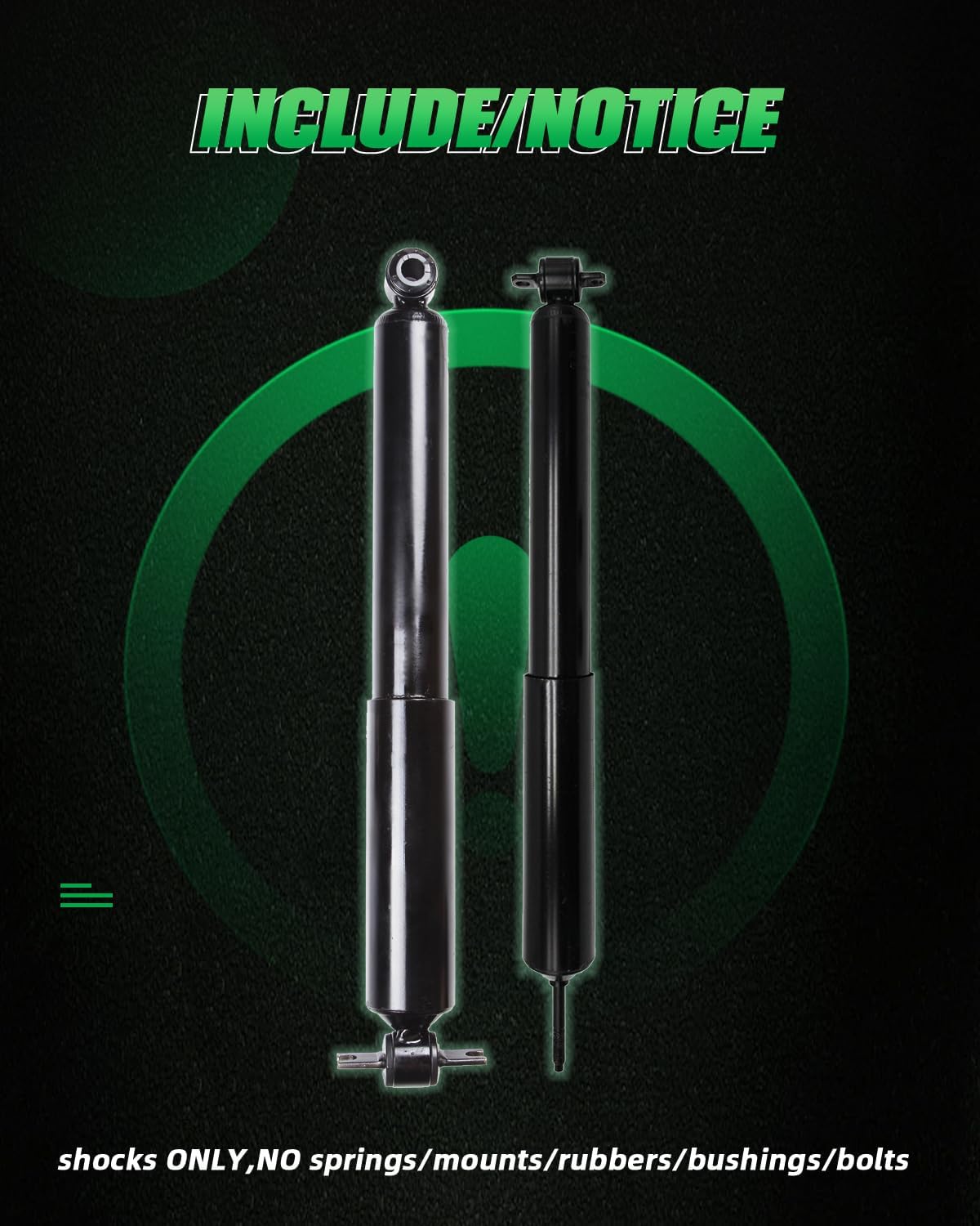 SCITOO Front & Rear (4 Pcs) Shocks for Jeep, Shocks Absorbers Fits 1991-2001 for Jeep for Cherokee with 37027 37083 344089 344088 Shocks and Struts Auto Shocks