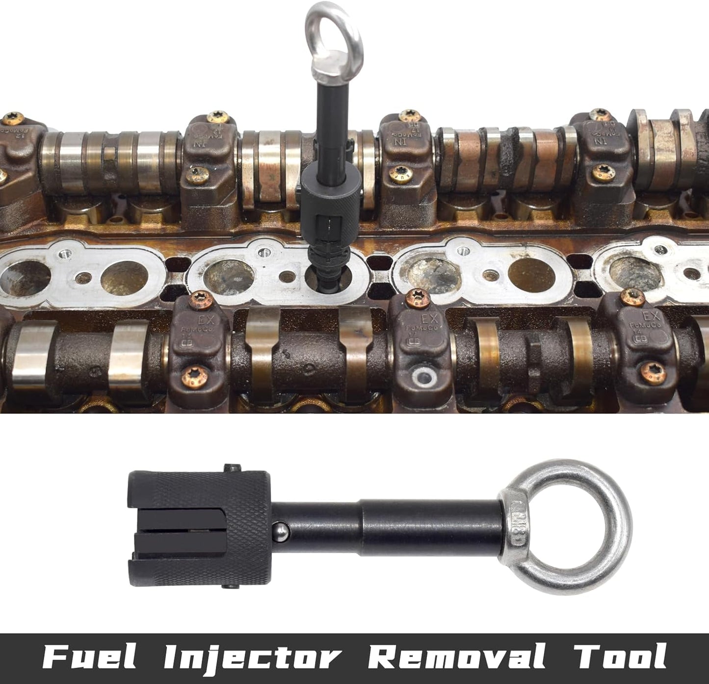 Camshaft Alignment Tool Kit for Land Rover Jaguar Discovery 4 Range Rover Sport V8 5.0L V6 3.0L, Engine Timing Tool with Fuel Pump, Fuel Injector Remover Tool, 303-1445, 303-1448, 303-1452, 303-1482