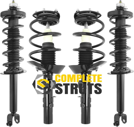 COMPLETESTRUTS - Front & Rear Complete Strut Assemblies with Coil Springs Replacement for 2013-2017 Honda Accord - Set of 4