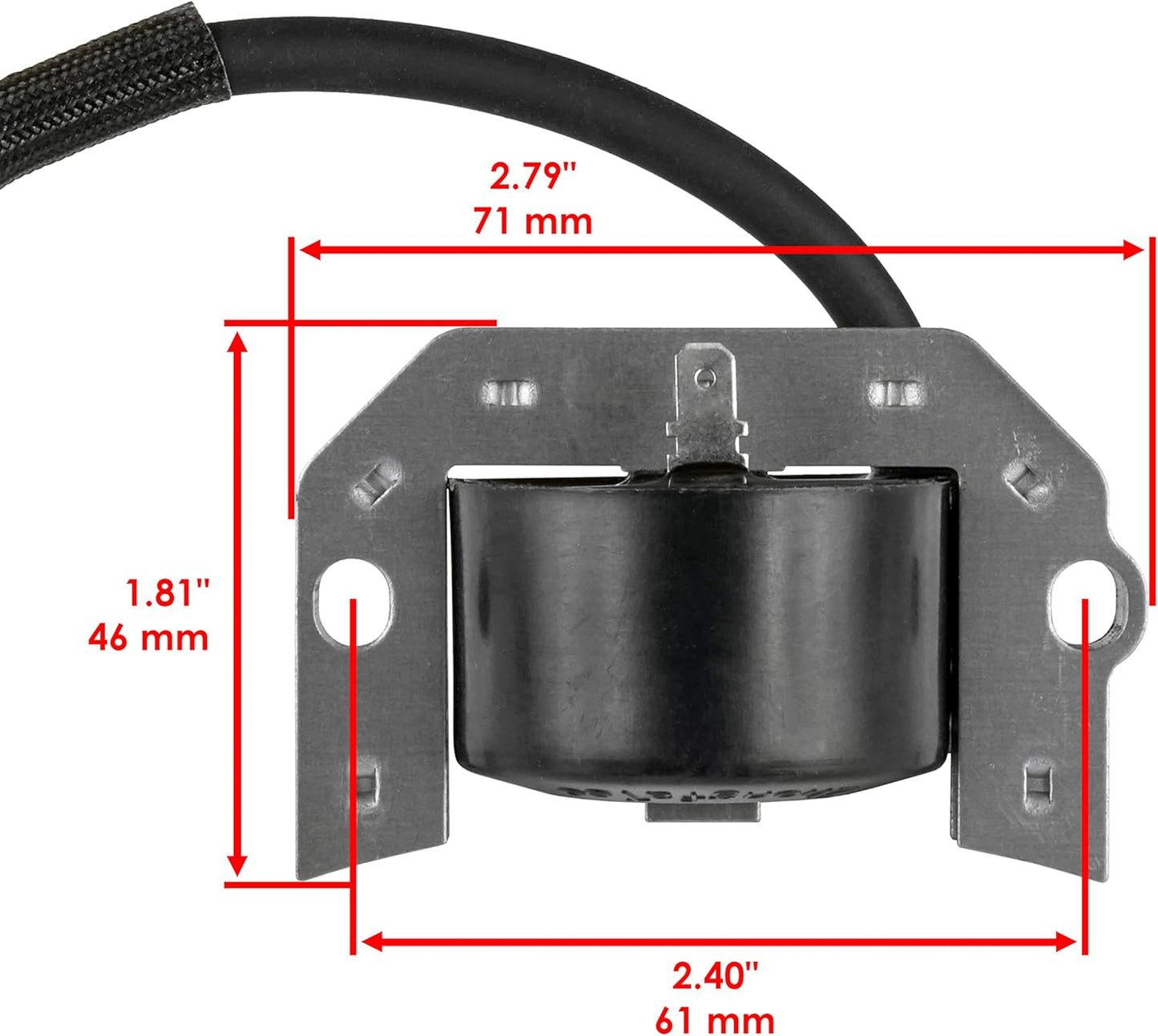 Caltric 2 Ignition Coil Compatible with John Deere MIA11064 AM133525 AM127866 AM132754